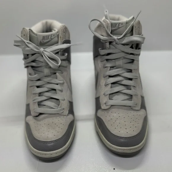 Nike Dunk Sky High Canyon Gray Wedge Sneakers Shoes Women's Size 8.5 - Picture 5 of 8